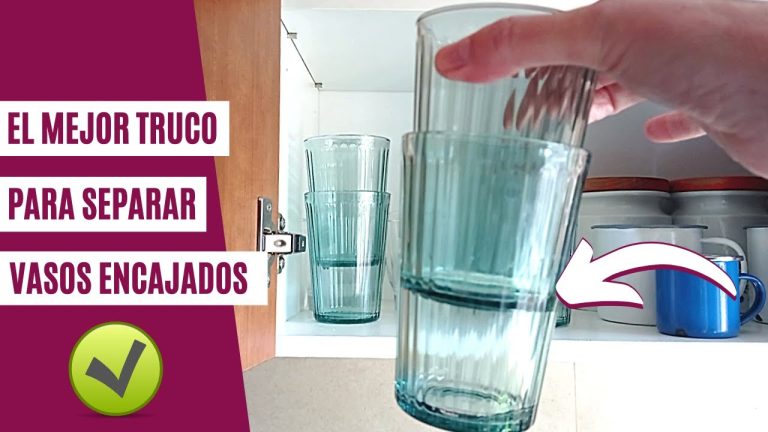 Trucos para separar dos vasos de cristal sin romperlos